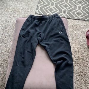 Black Nike joggers